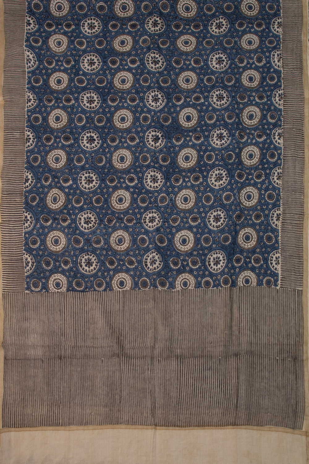 Indigo Design Ajrak Cotton Dupatta - Image 3