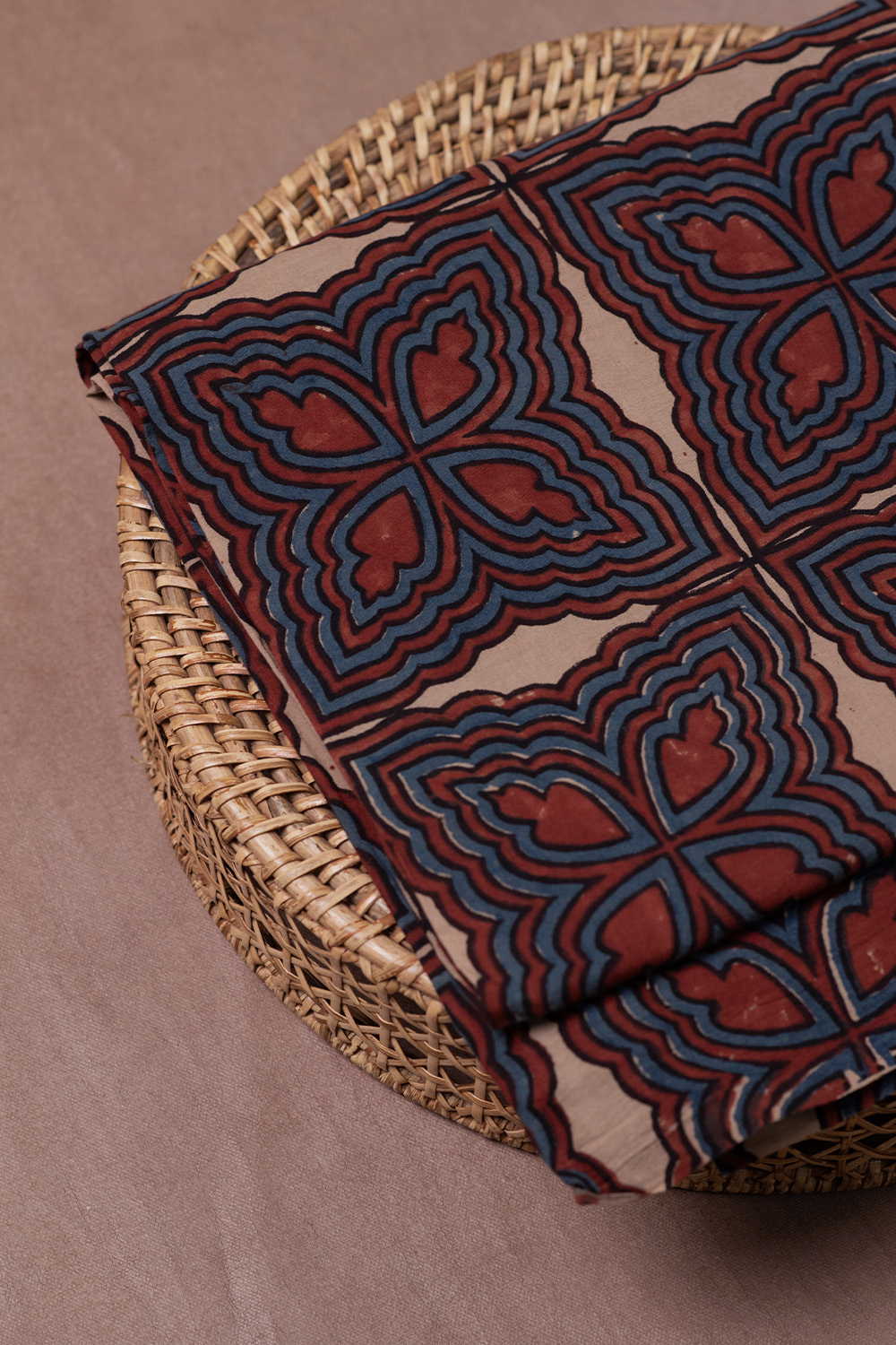 Multi-Color Ajrak Cotton Fabric