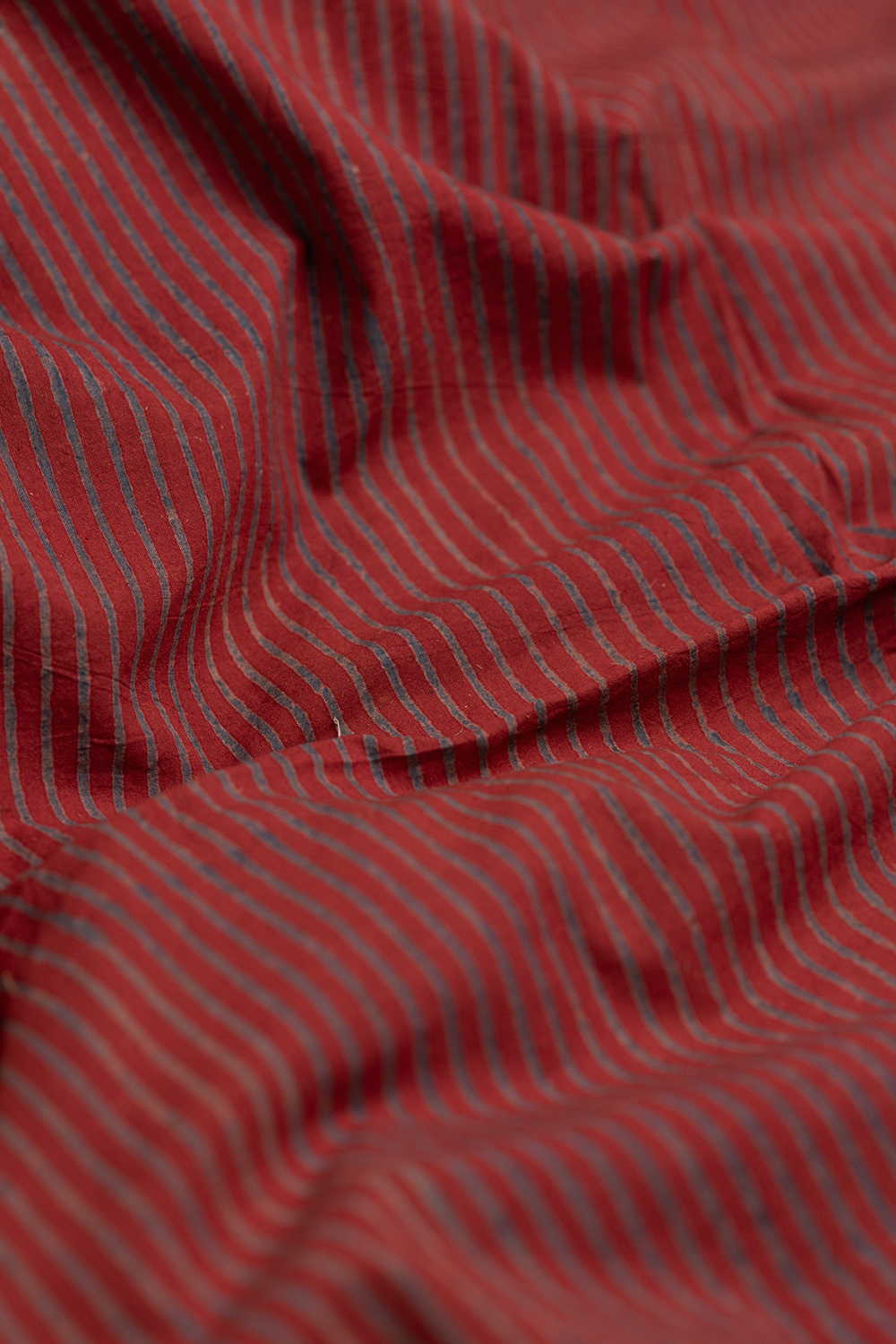 Faded Rust Marooon Ajrak Cotton Fabric - Image 2