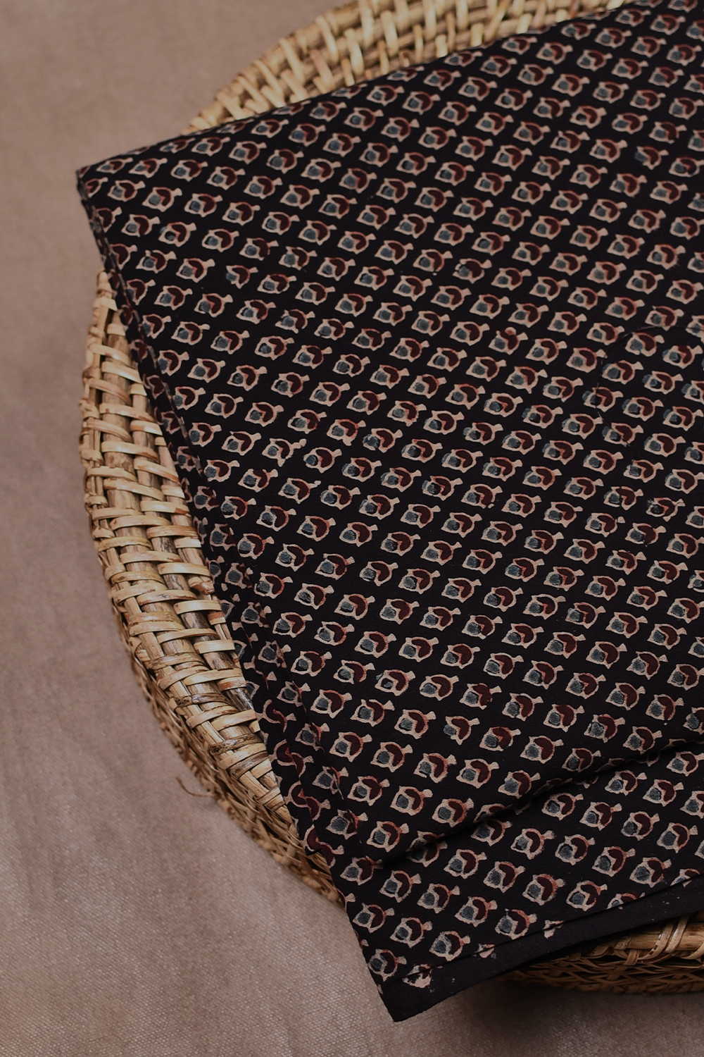 Little Motifs Ajrak Cotton Fabric
