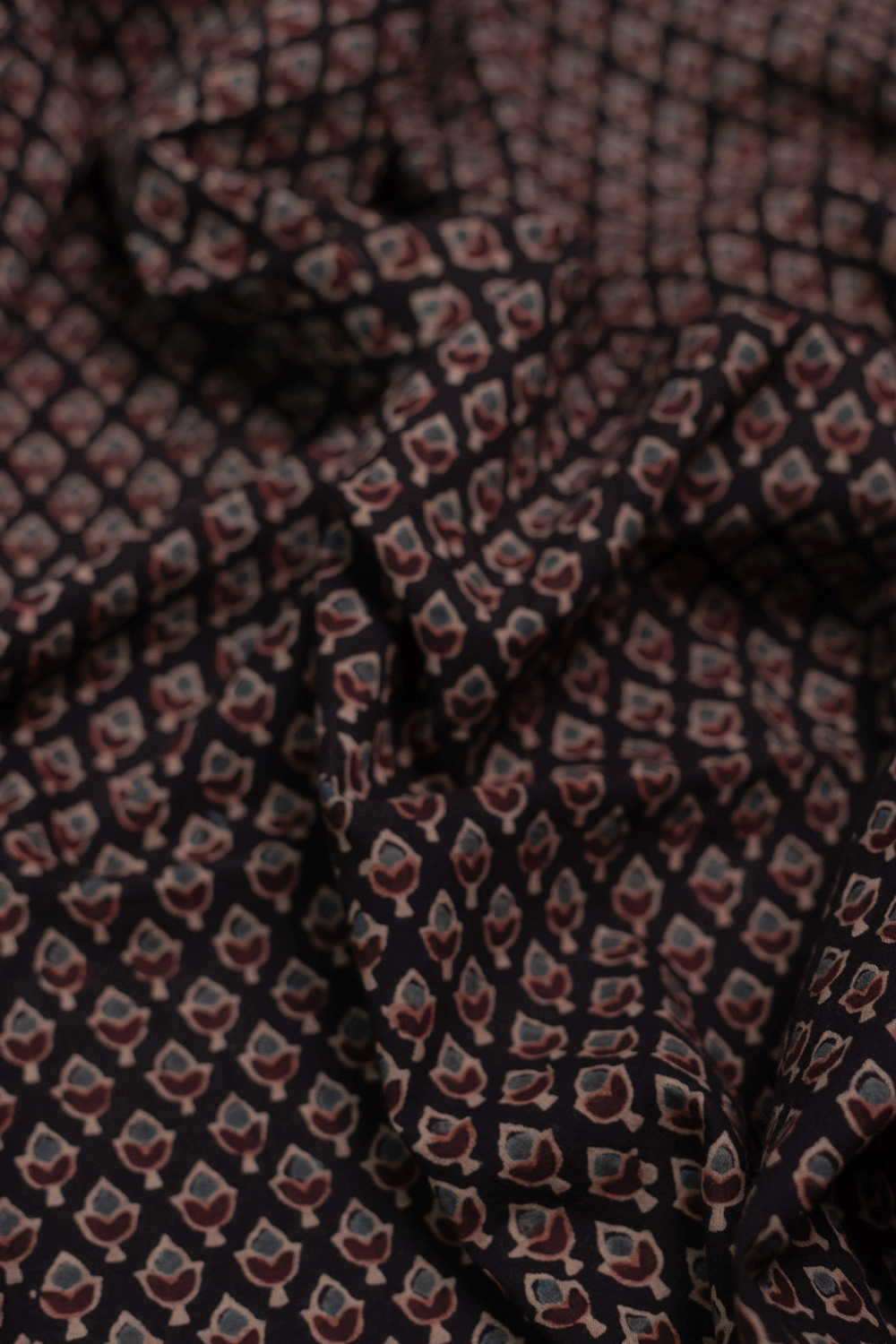Little Motifs Ajrak Cotton Fabric - Image 3