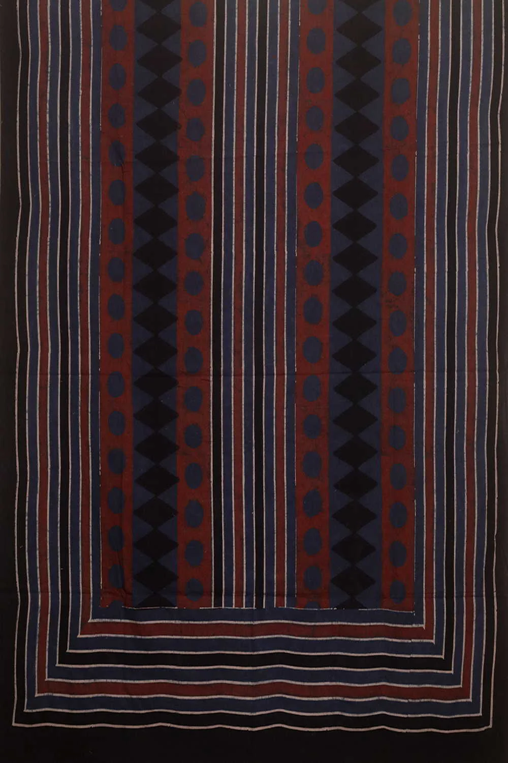 Muli-Color Ajrak Kurta Cotton Fabric - Image 3