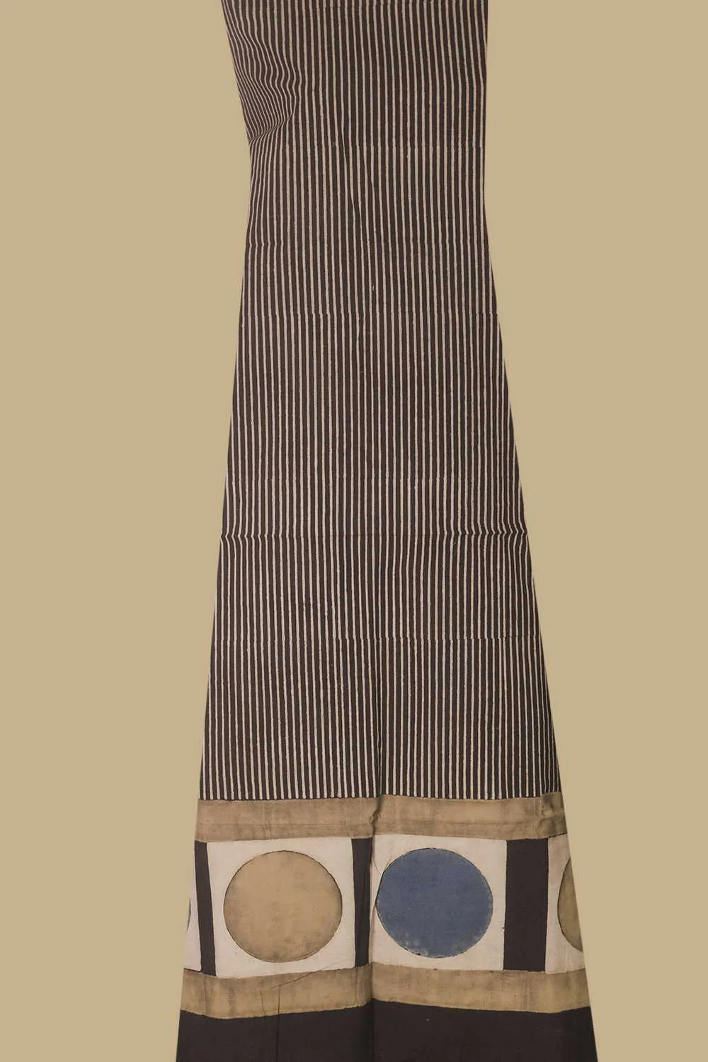 Shade of Green Ajrak Kurta Cotton Fabric