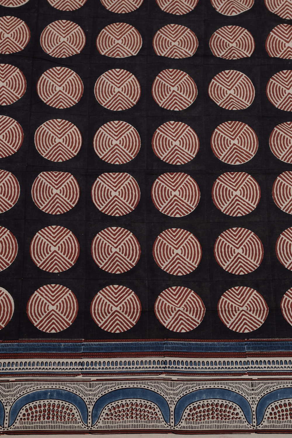 Circle Rhythm - Black Ajrak Cotton Full Suit - Image 4