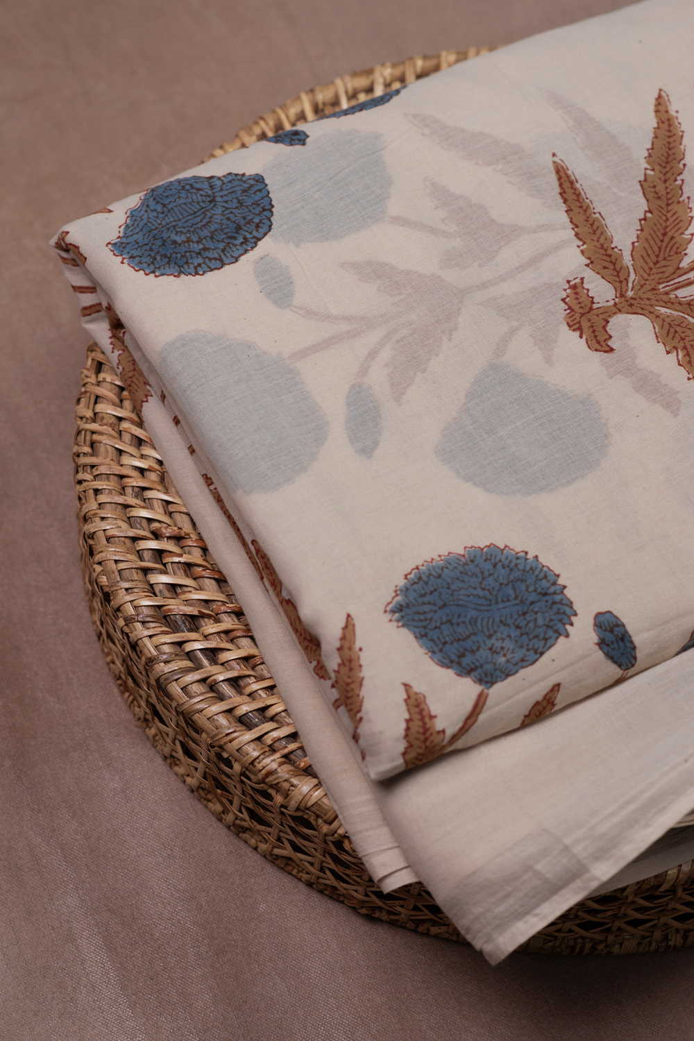 Garden Butta Ajrak Mul Cotton Fabric - Image 2