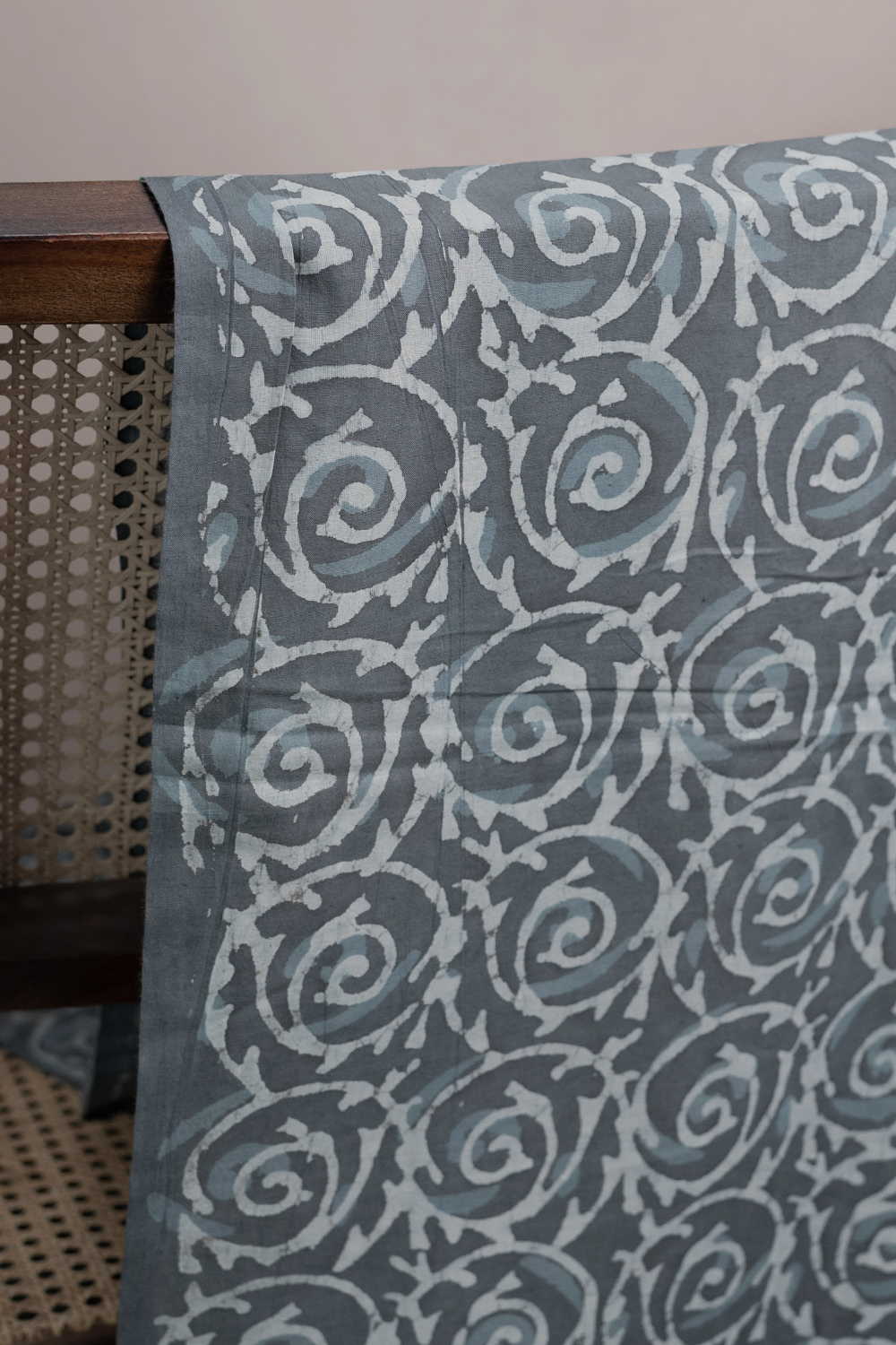 Cluster Floral Dabu Cotton Fabric