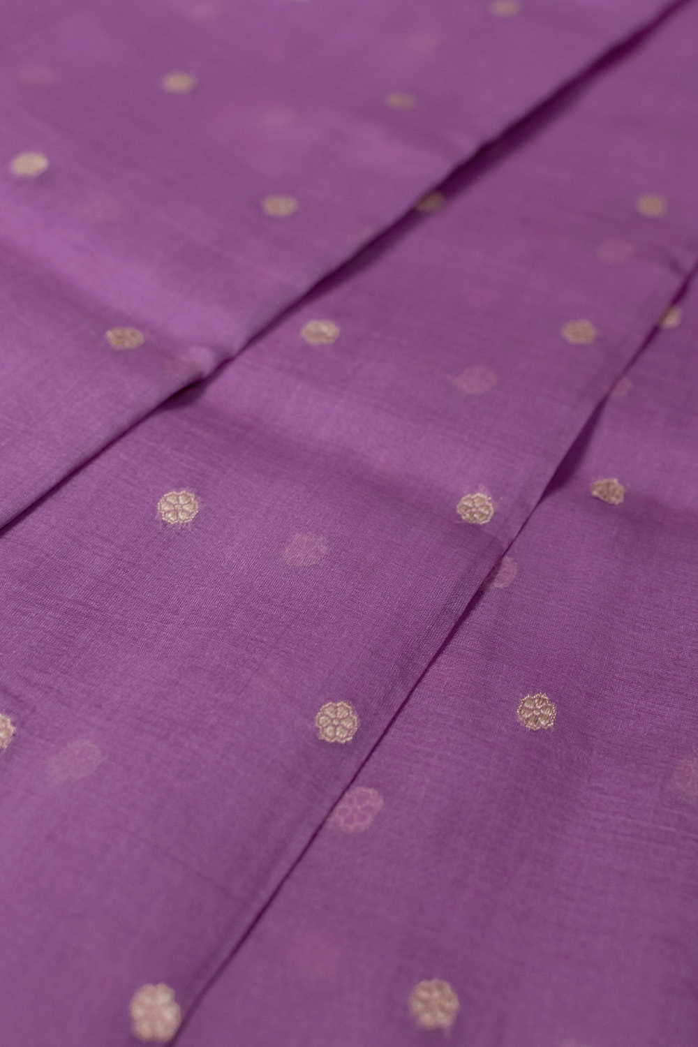 Kadhwa Butti on Pink Banarasi Organza Silk Fabric - Image 4