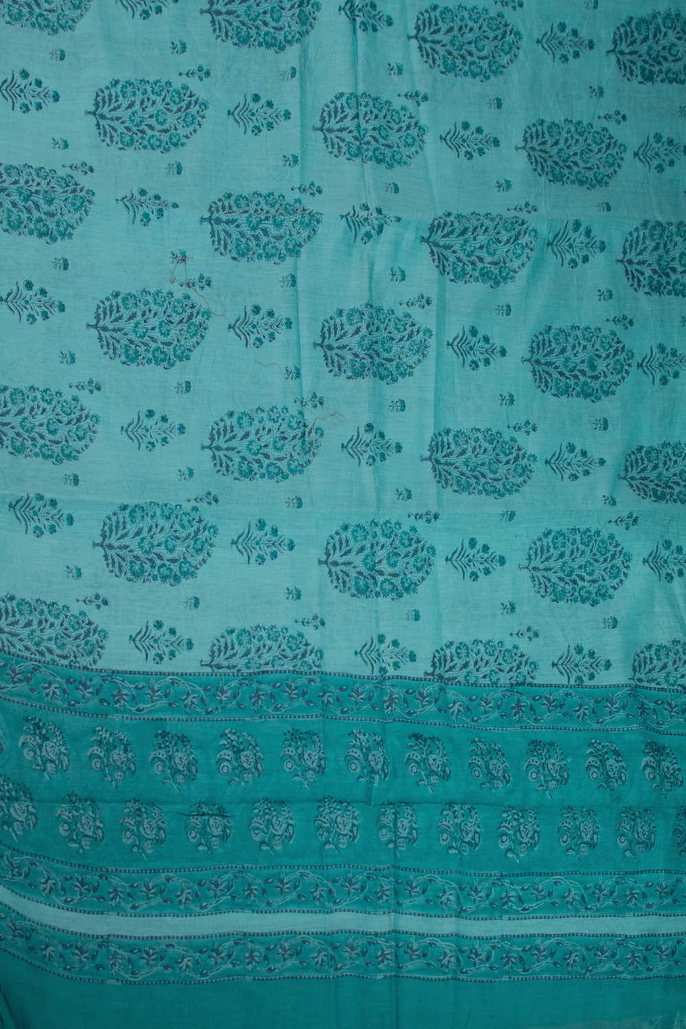 Big Butta Motifs Block Printed Chanderi Dupatta - Image 3