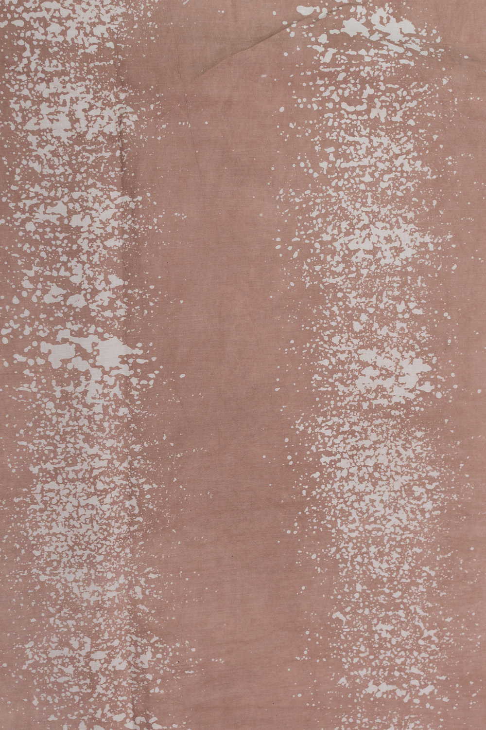 Earthy Splash Block Printed Batik Cotton Fabric - Image 4