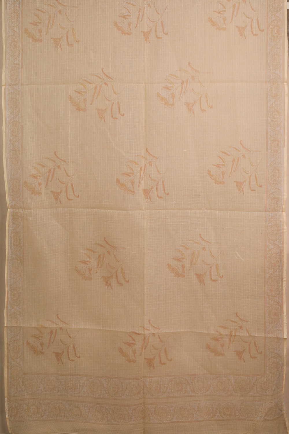 Florets Block Printed Kota Cotton Dupatta - Image 3