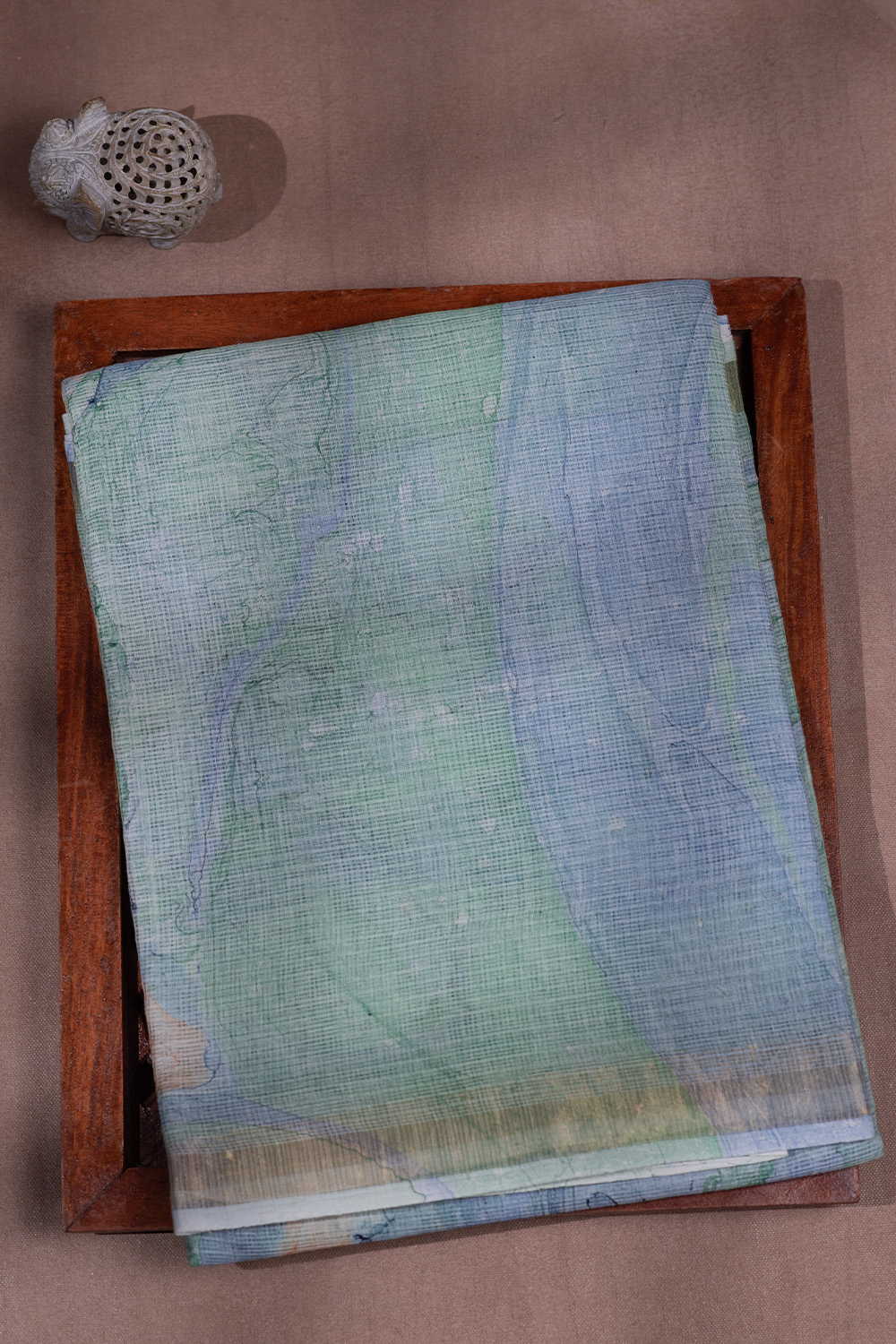 Cloud Wash Tie & Dye Kota Cotton saree