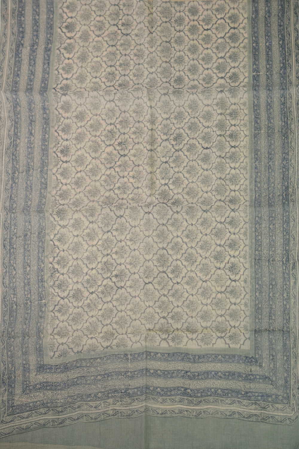 Intricat Design Block Printed Kota Cotton Dupatta - Image 2