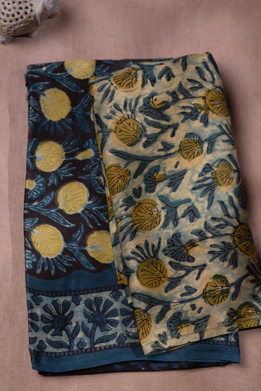 Garden Floral Modal Silk Top & Dupatta - Image 2