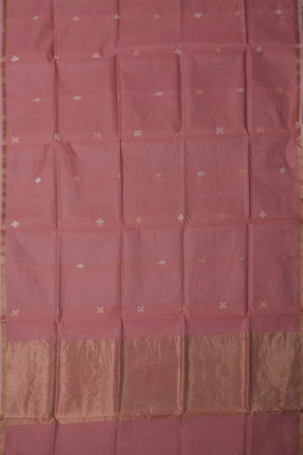 Shades of Pink Chanderi Silk Cotton Dupatta - Image 3