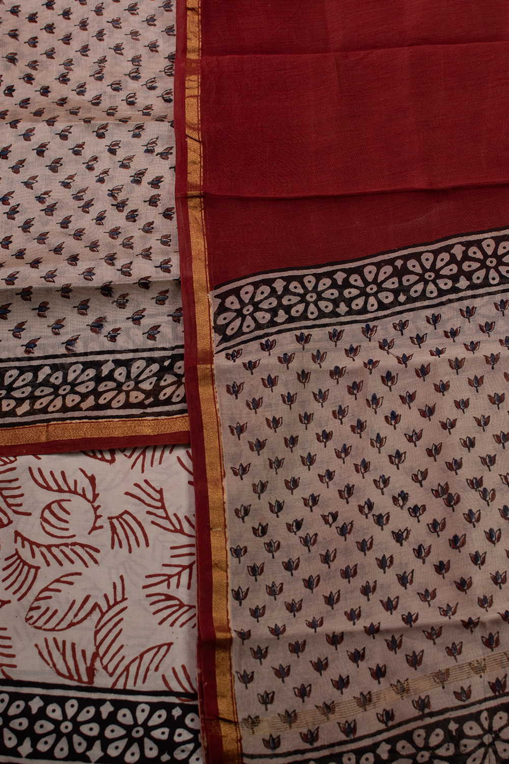 Little Lotus Chanderi Silk Cotton Suit - Image 3