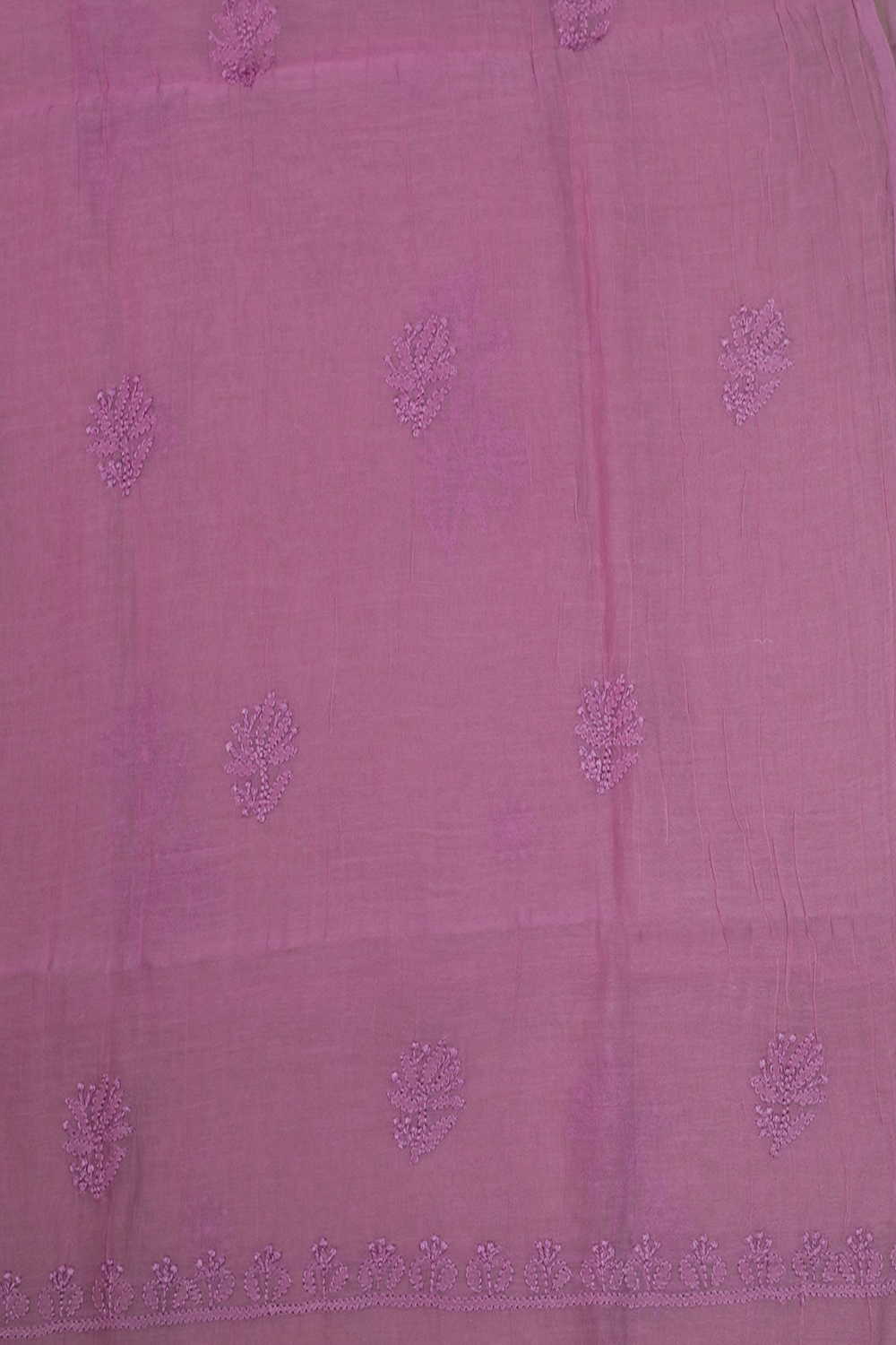 Barbie Pink Chanderi Silk Cotton Top and Dupatta - Image 4