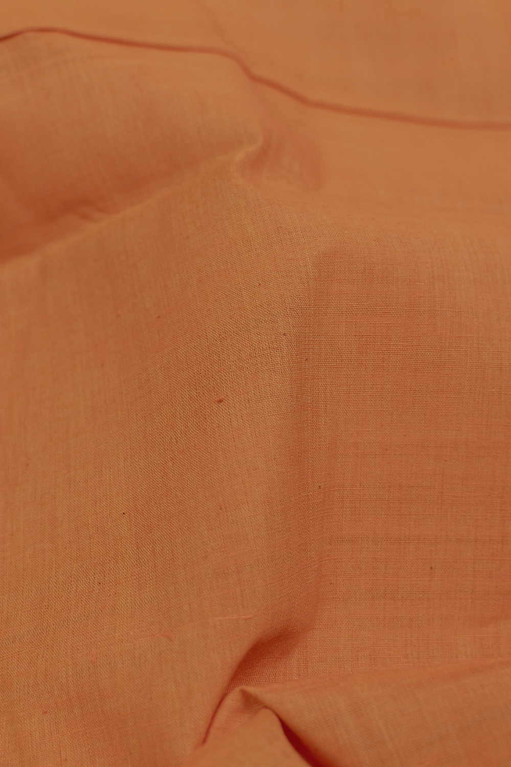 Darker Orange Mangalagiri Cotton Fabric-0.5 m - Image 3