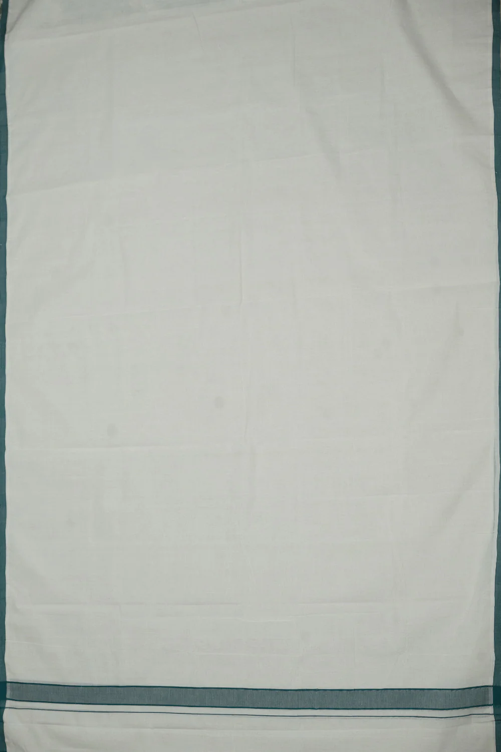 Green Bordered Handwoven Dhoti with Green Handspun Shirt - Image 3