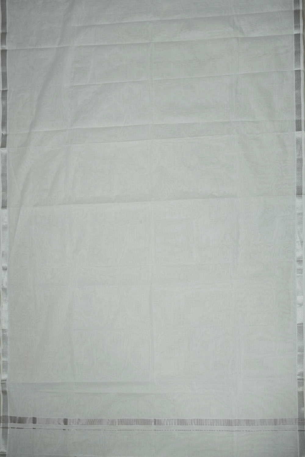 Cream Handwoven Cotton Dhoti with Grey Ikat Shirt - Image 3
