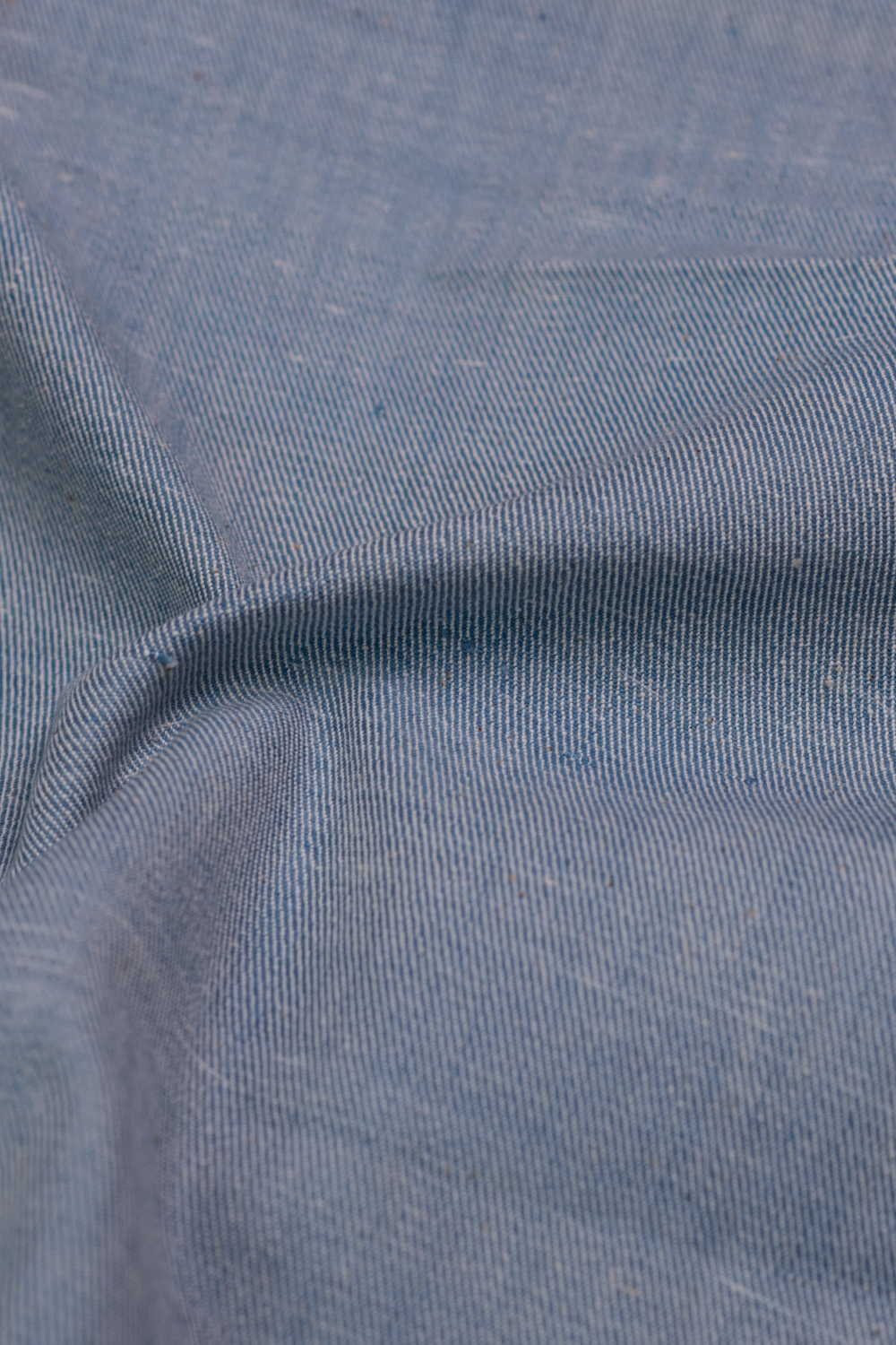Light Blue Denim Reversible Fabric - Image 3