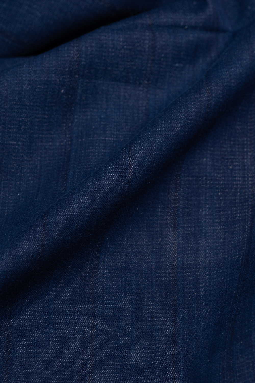 Deep Blue Denim Reversible Fabric - Image 5