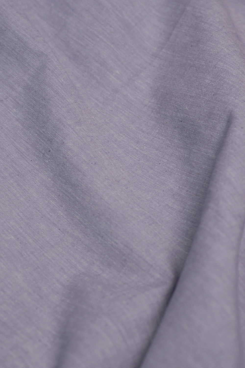Bluish Grey Handwoven Yarn Dyed Cotton Fabric - Image 3