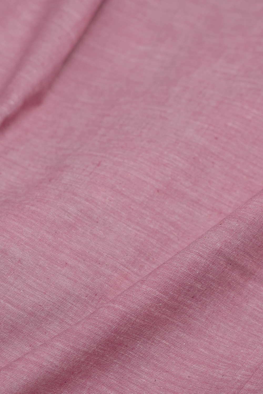 Pink Handwoven Yarn Dyed Cotton Fabric - Image 3