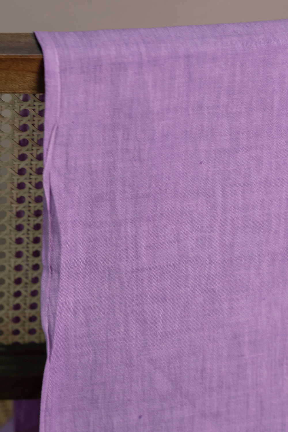 Lavender Shade Handwoven Linen Fabric - Image 2
