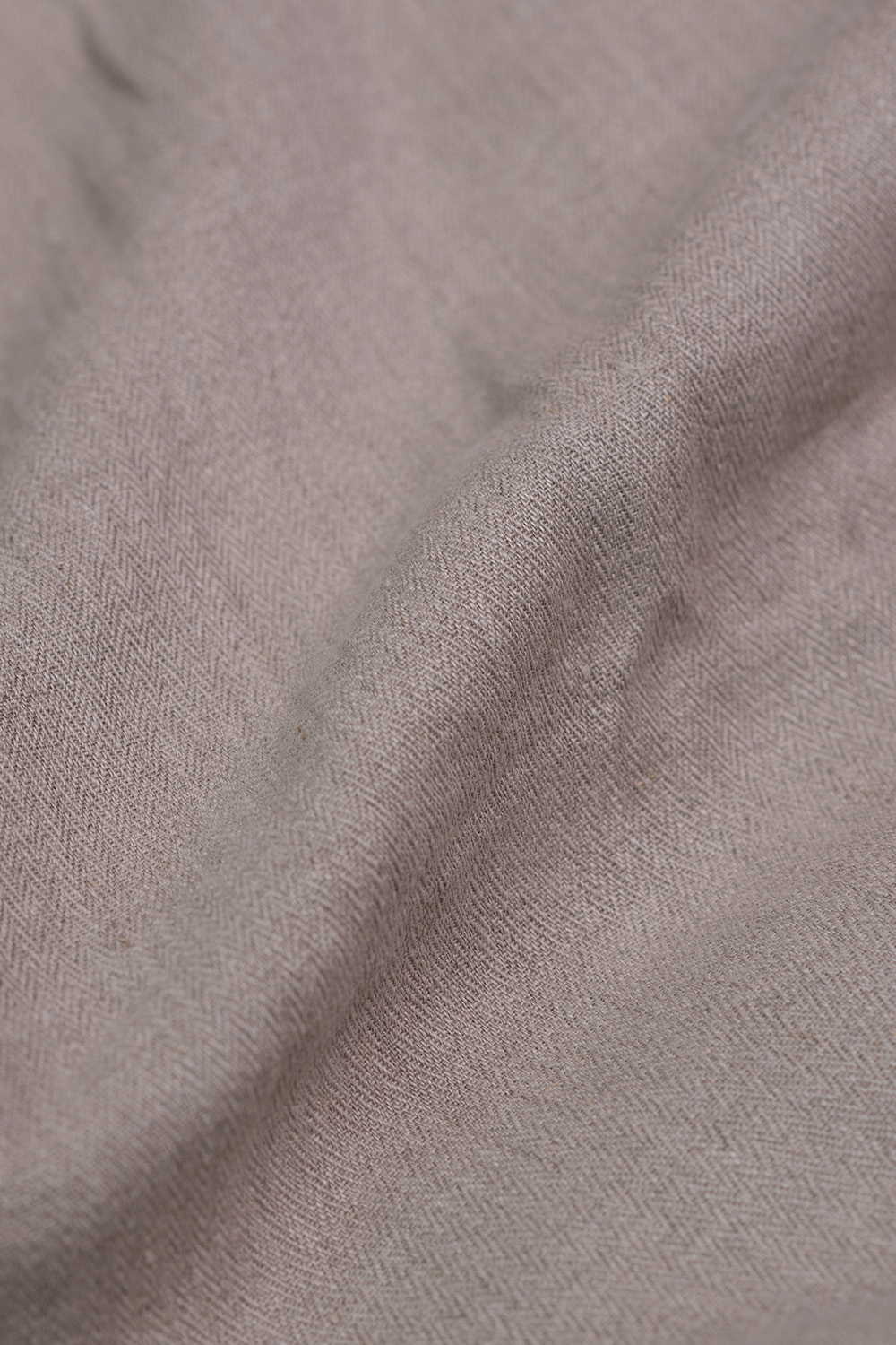 Herringbone Weave Handwoven Linen Fabric
