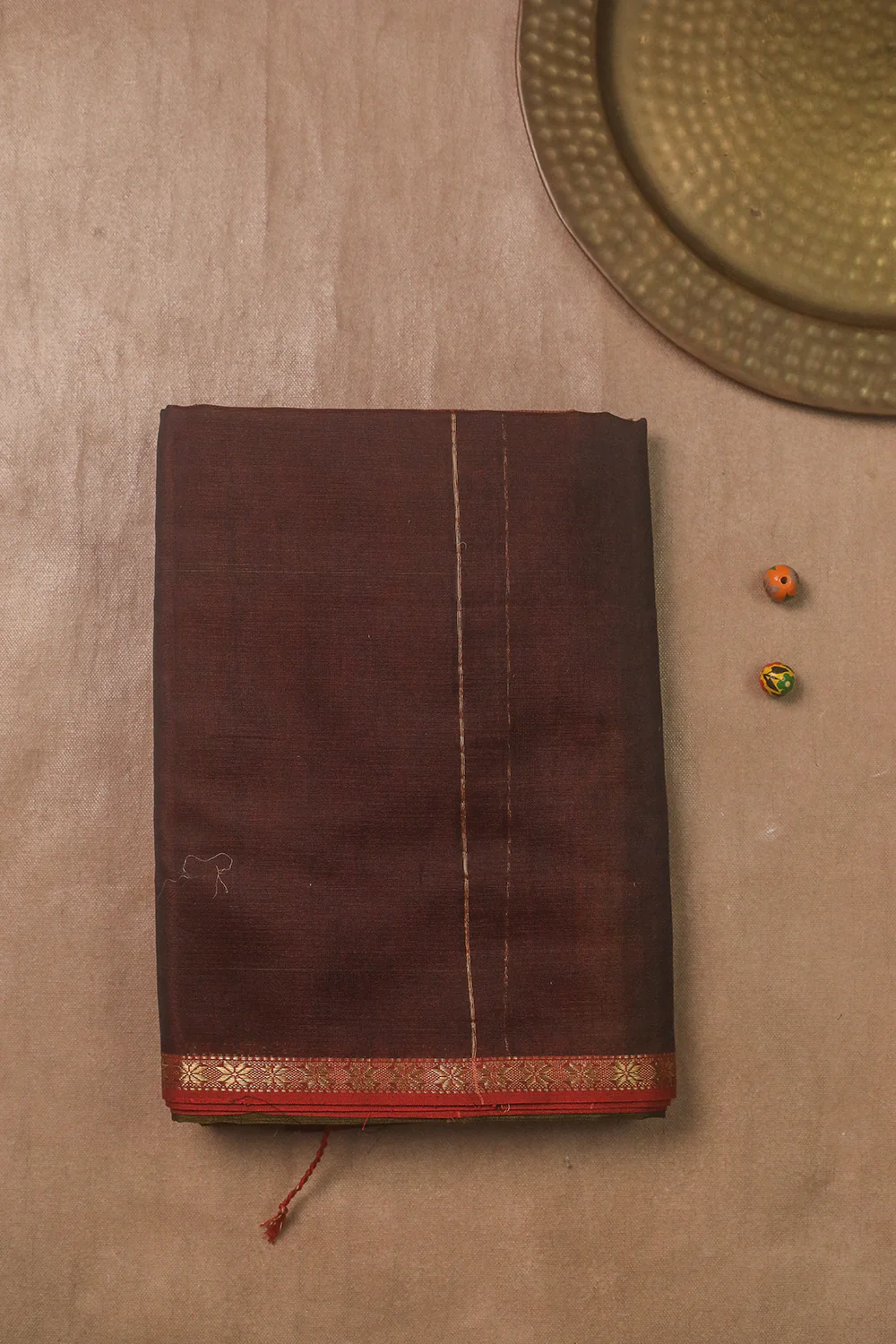 Pink Green Maheshwari Silk Cotton saree