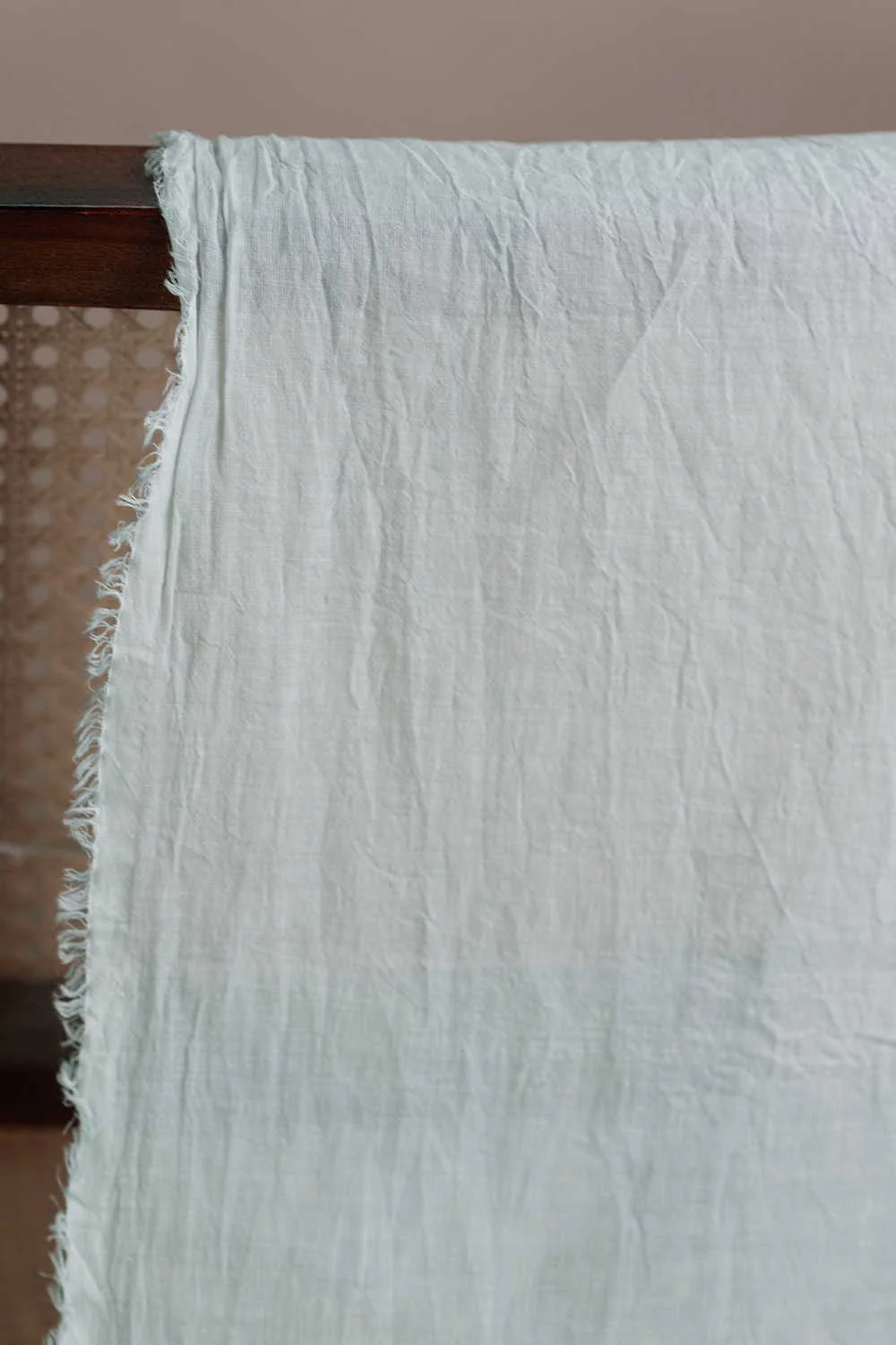 Mild Blue Mul Cotton Fabric - Image 2