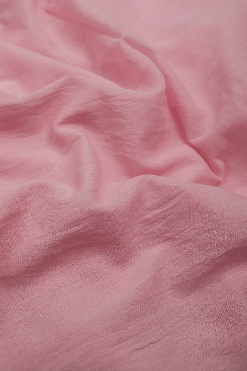 Ligth Pink Handwoven Mul Cotton Fabric - Image 3