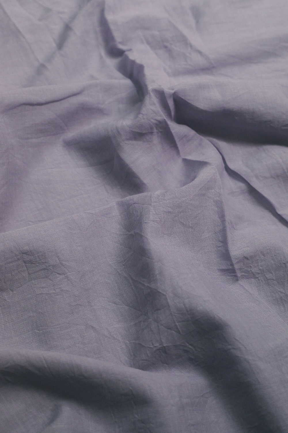 Shade of Purple - Handwoven Mul Cotton Fabric - Image 3