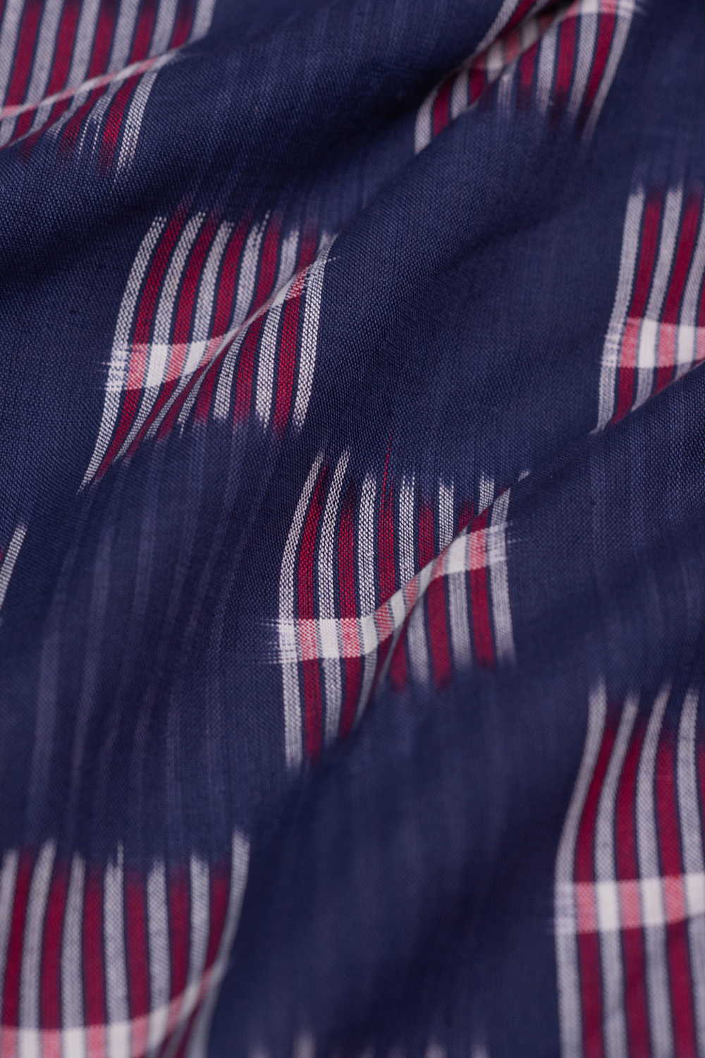 Indigo Crossroads Double Ikat Cotton Fabric - Image 3