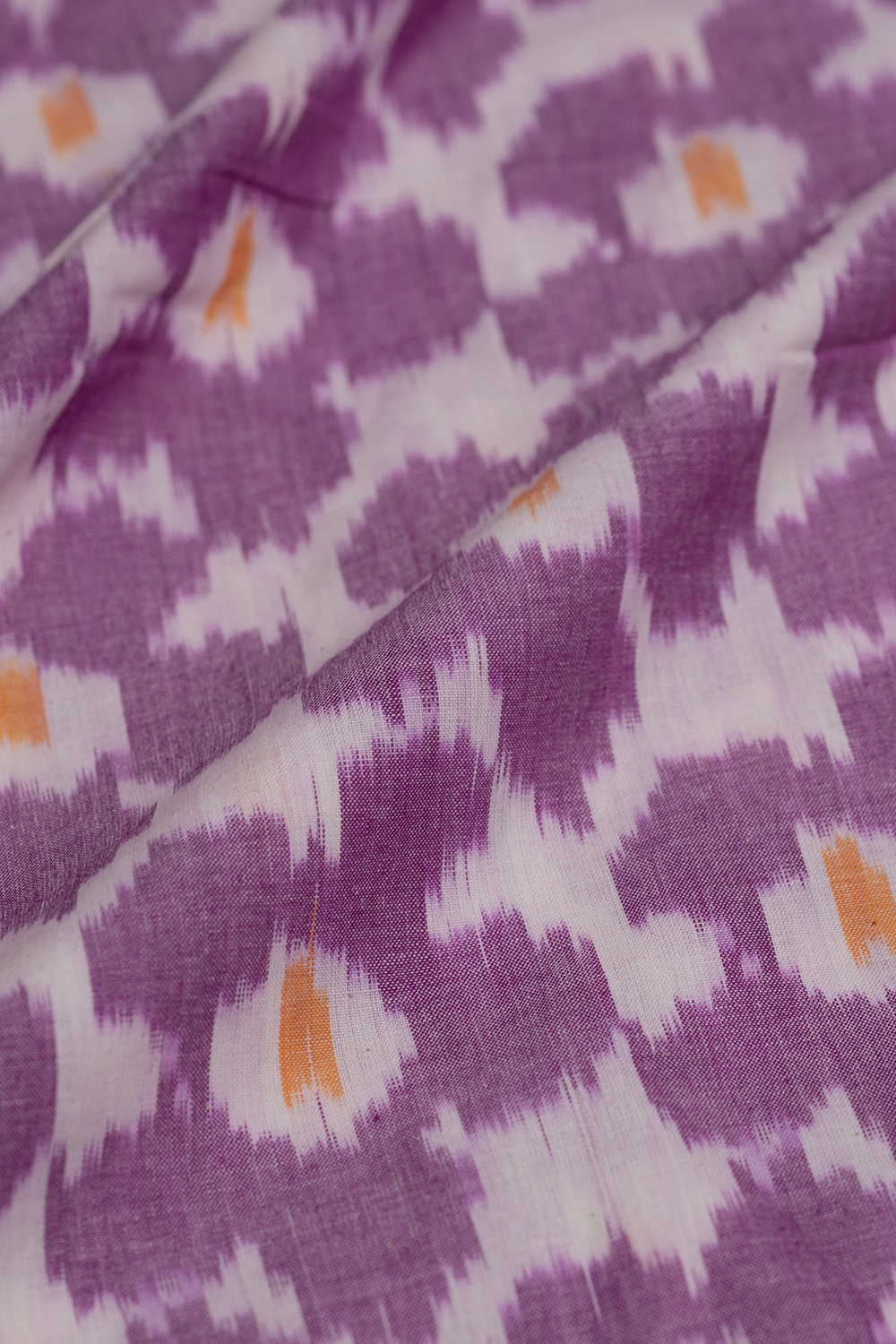 Lavender Mist Ikat Cotton Fabric - Image 3