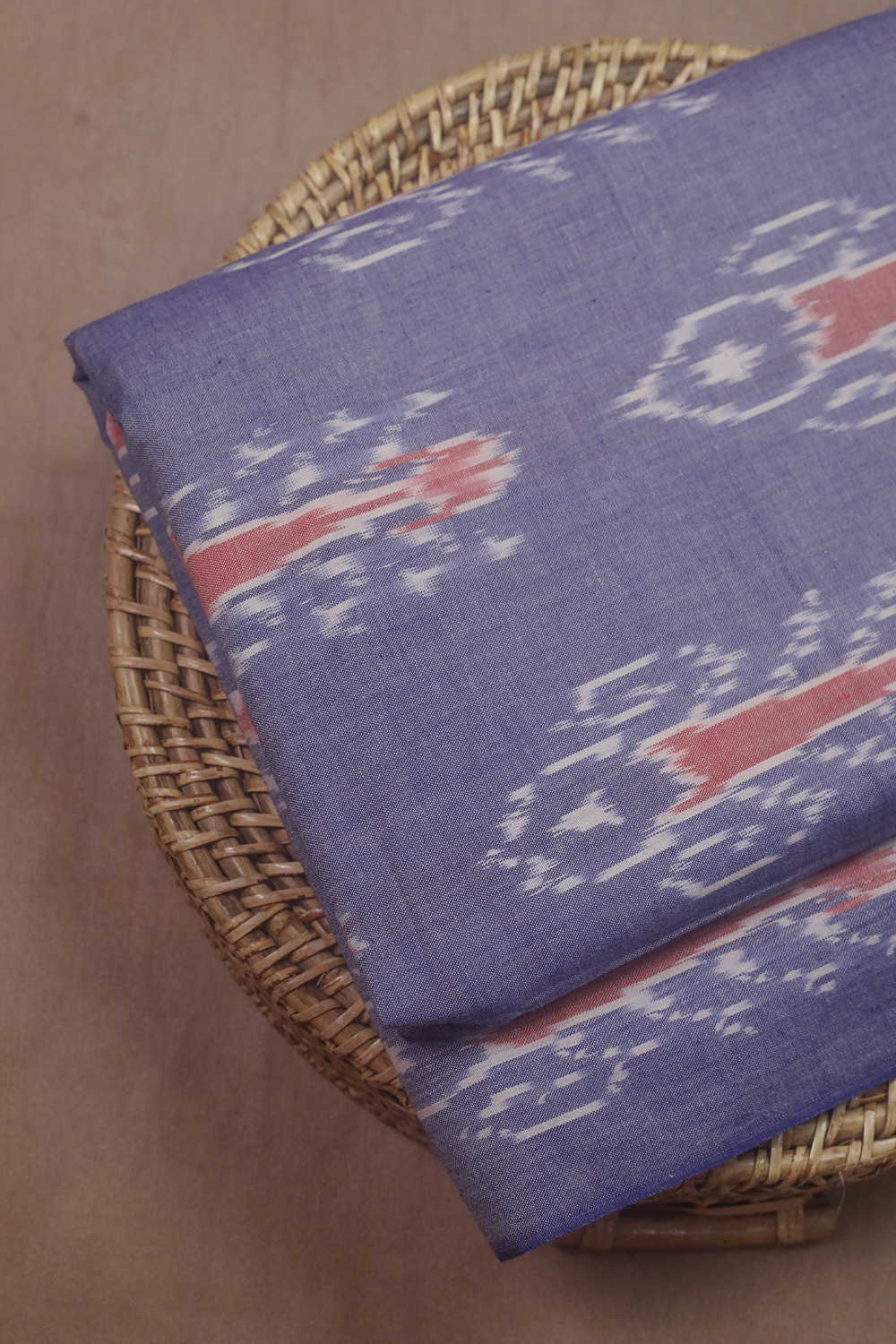 Creamy Purple - Ikat Cotton Fabric