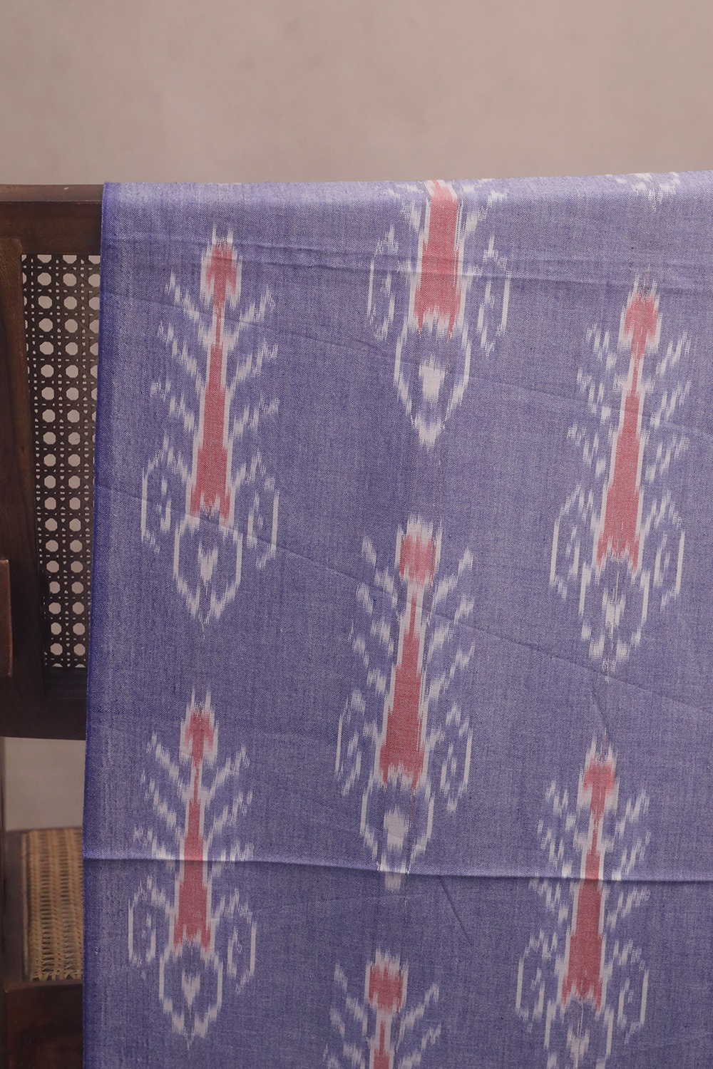 Creamy Purple - Ikat Cotton Fabric - Image 2