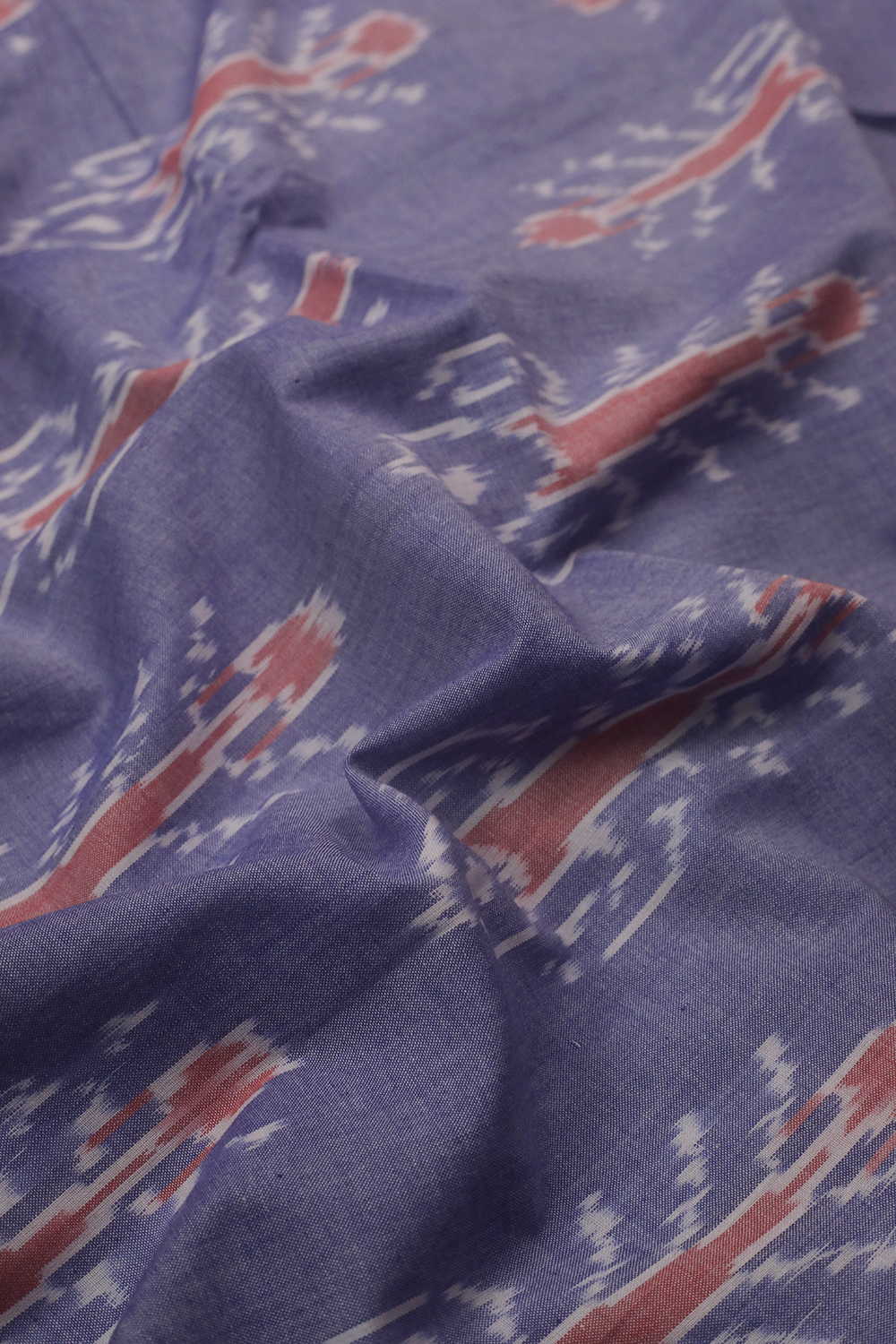 Creamy Purple - Ikat Cotton Fabric - Image 3
