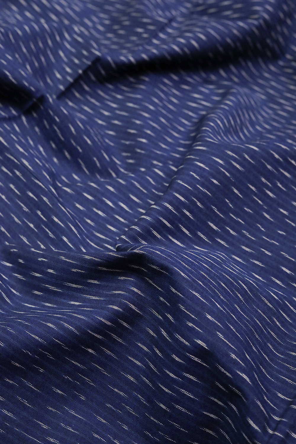 Indigo Blue - Moonline Ikat Cotton Fabric - Image 3