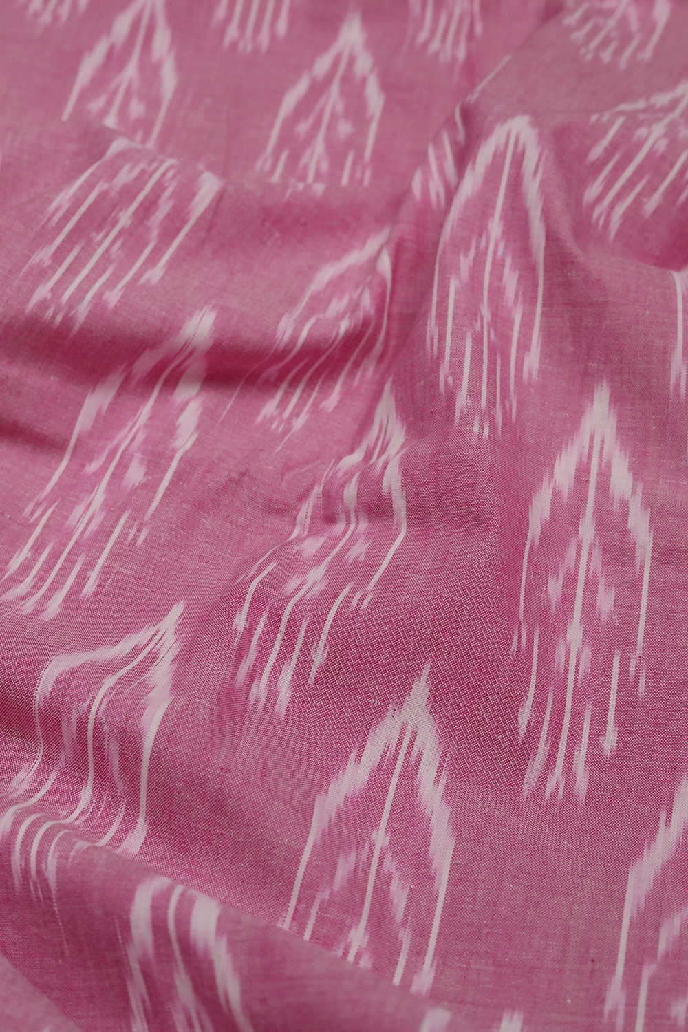 Taffy Pink Ikat Cotton Fabric - Image 3