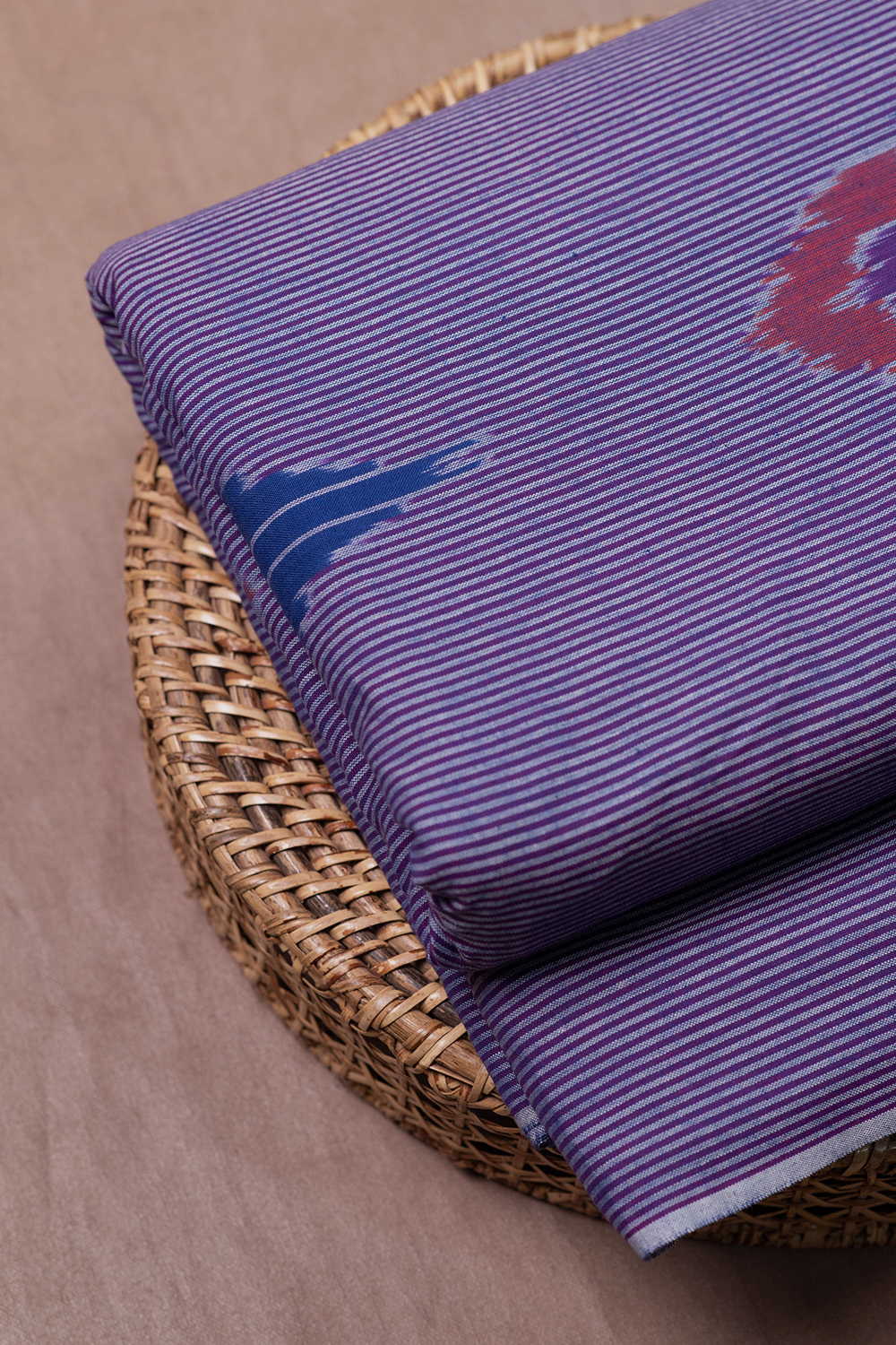 Feather Flame Ikat Cotton Fabric - Image 2