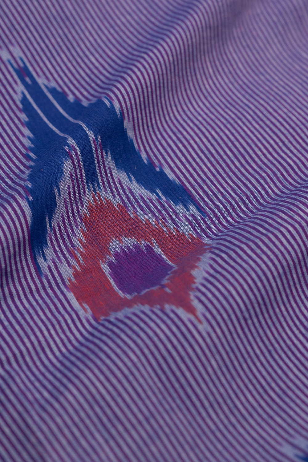 Feather Flame Ikat Cotton Fabric - Image 3