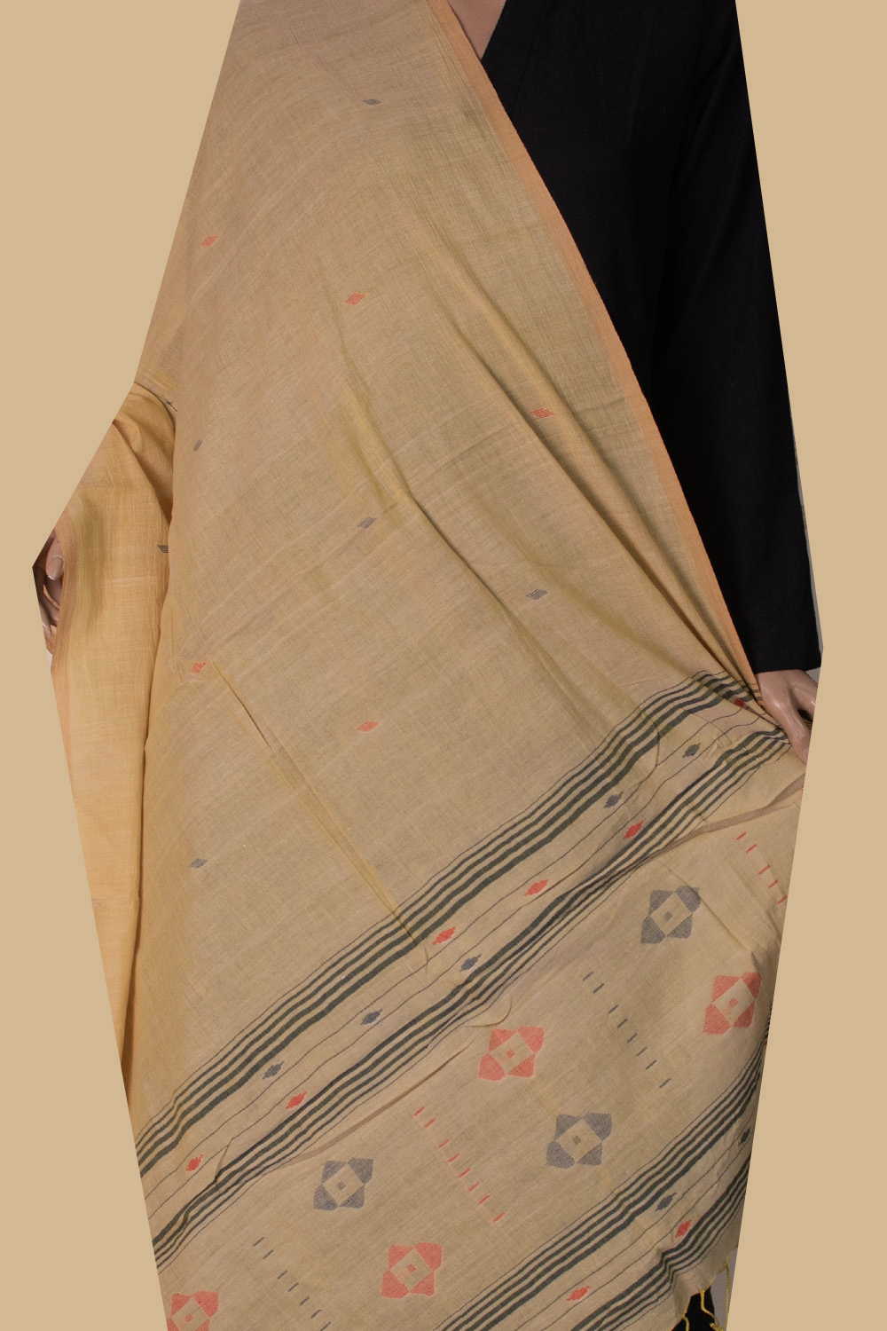 Shade of Yellow Jamdani Cotton Dupatta