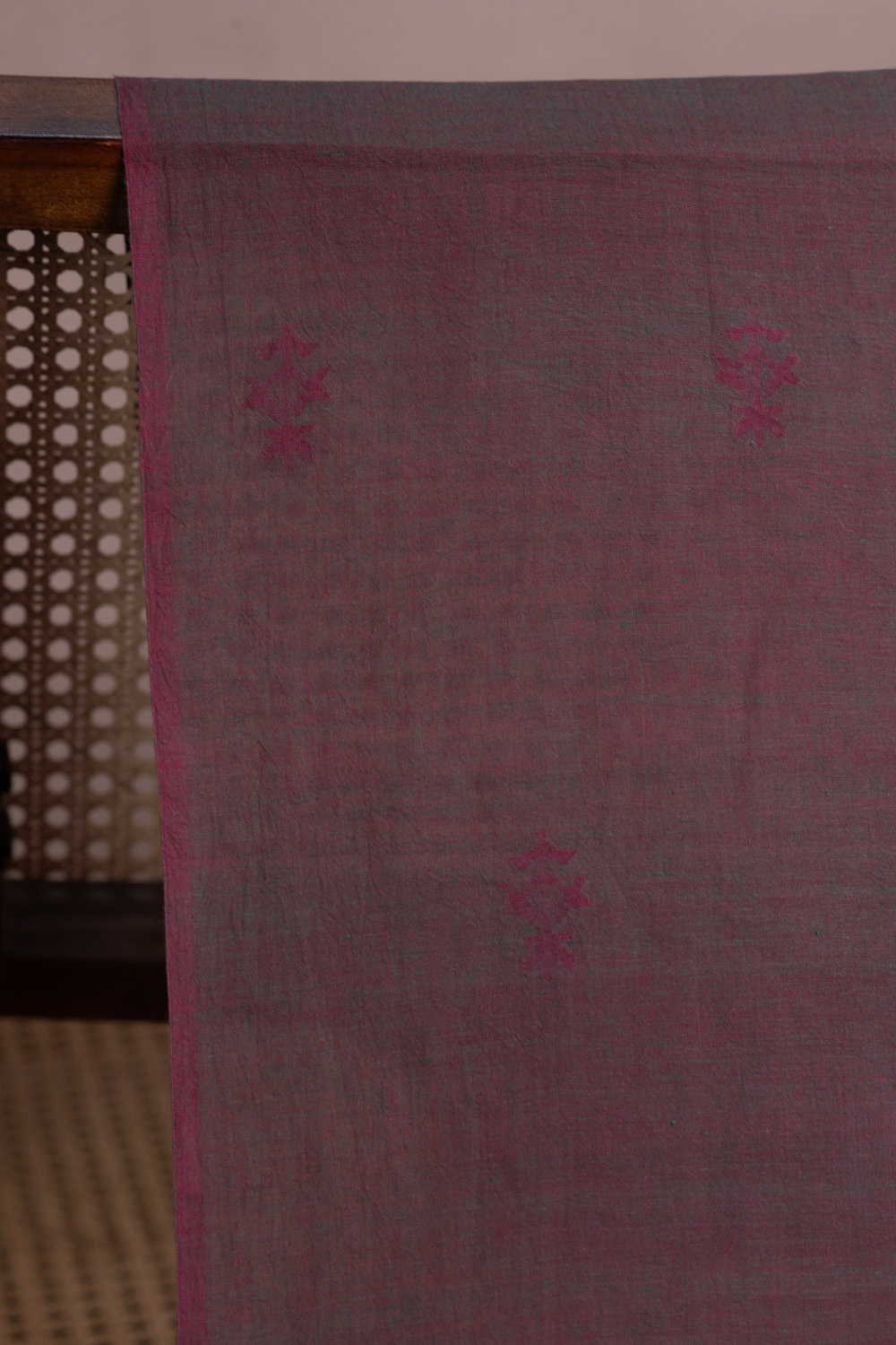 Twin Shaded Color Jamdani Cotton Fabric