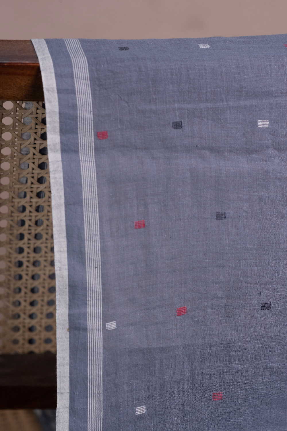 Tiny Buttas Jamdani Cotton Fabric - Image 3