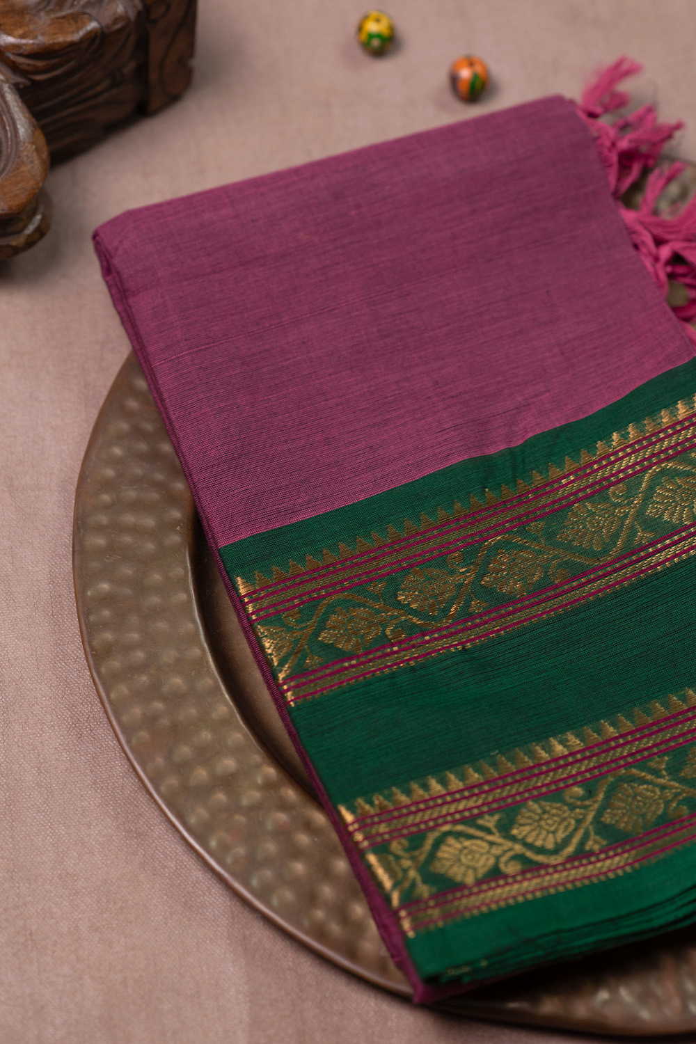Shade of Pink Kanchipuram Cotton Dupatta