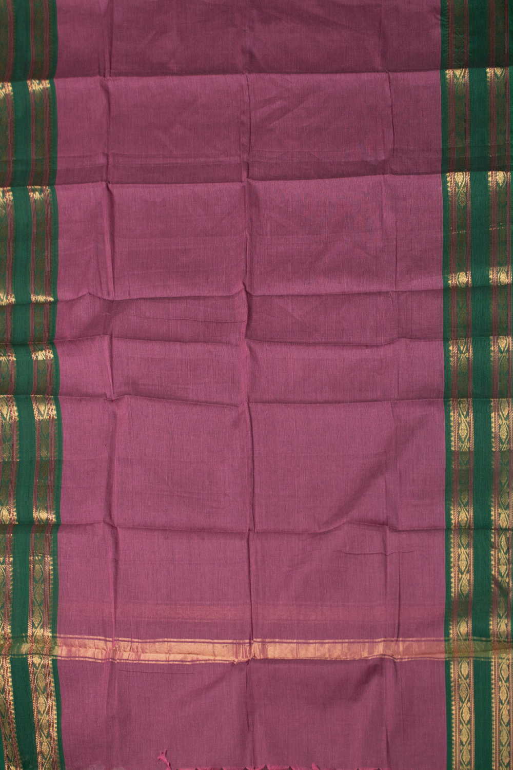 Shade of Pink Kanchipuram Cotton Dupatta - Image 3