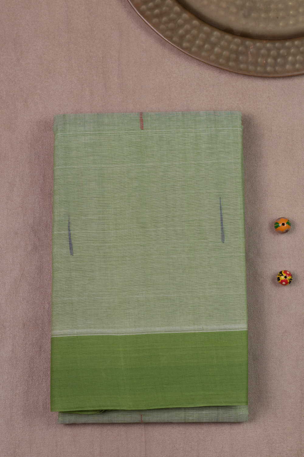 Shade of Green Kanchipuram Cotton saree