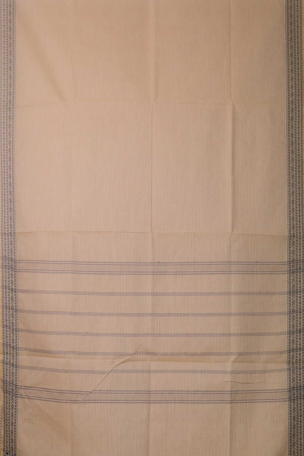 Thin Stripe Kanchipuram Cotton saree - Image 2