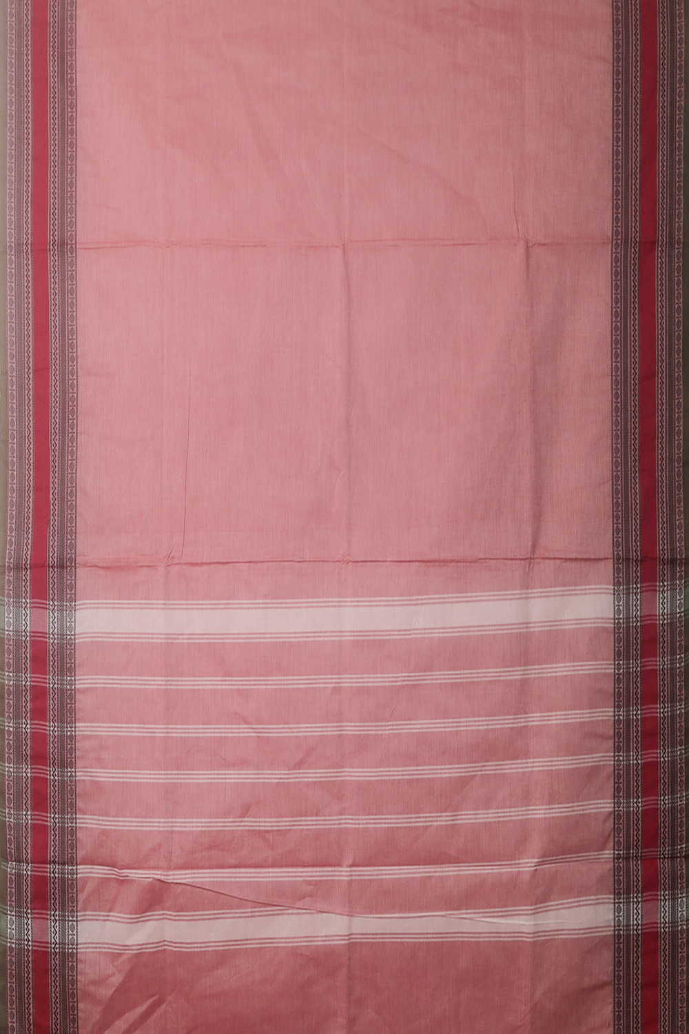 Light Pink Kanchipuram Cotton saree - Image 2